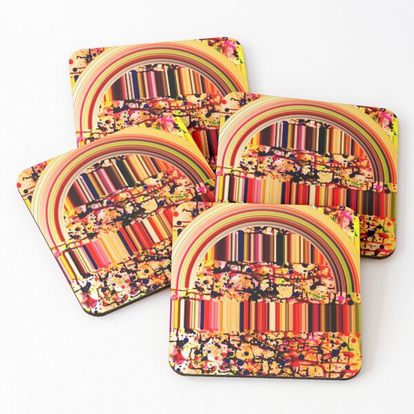 Item preview, Orange Glitch Arch designed and sold by CabinArtStudio.