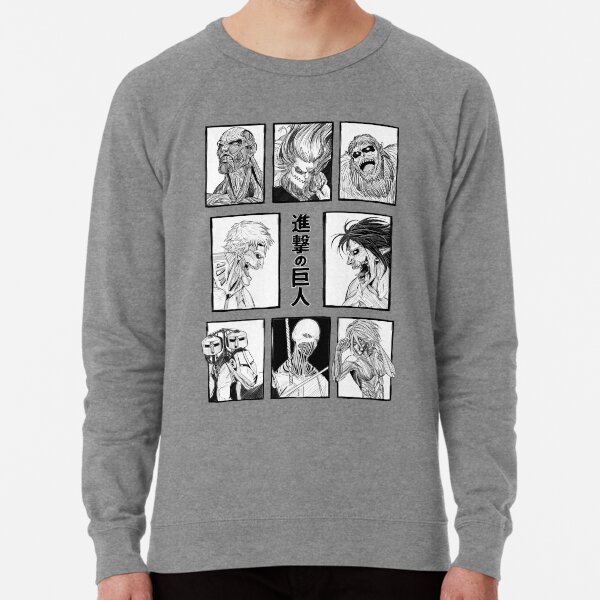 Shingeki no Kyojin .. Attack on Titan' Titans Lightweight Sweatshirt
