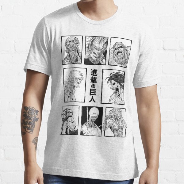 Shingeki no Kyojin .. Attaque des Titans des Titans T-shirt essentiel