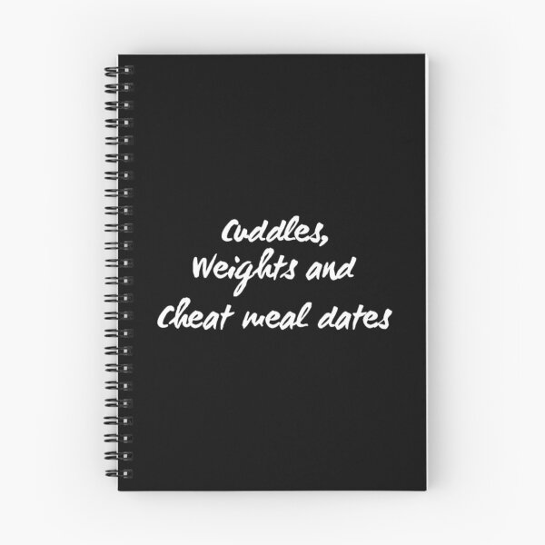 Item preview, Cuddles Weights and Cheat Meal Dates designed and sold by RiseandShineTee.