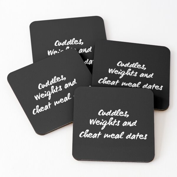 Item preview, Cuddles Weights and Cheat Meal Dates designed and sold by RiseandShineTee.