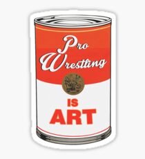 Pro Wrestling is (pop) Art - Colour Sticker