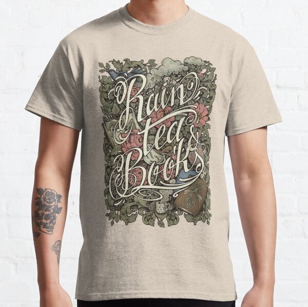 Rain, Tea & Books - Color version Classic T-Shirt
