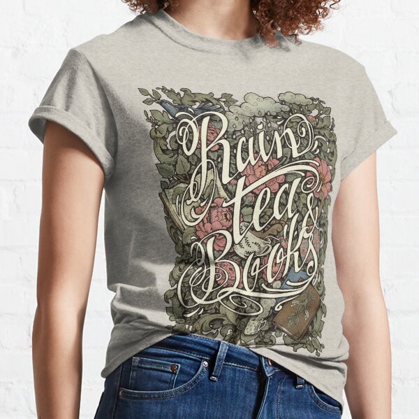 Item preview, Rain, Tea & Books - Color version designed and sold by medusadollmaker.