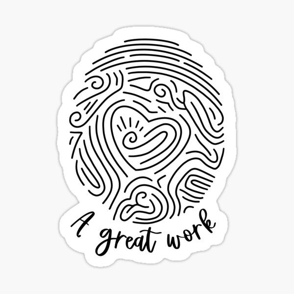 A Great Work LDS Youth 2021 Theme Sticker