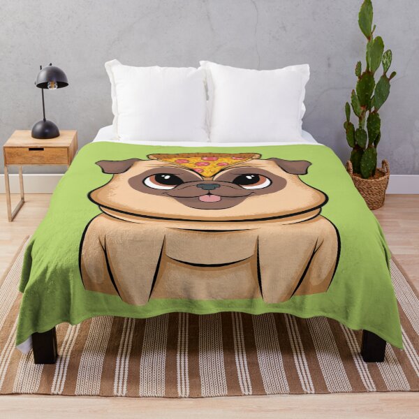 Item preview, pug and pizza funny puppies cute pugs fun pizza love designed and sold by V A R G A S S T Y L E.