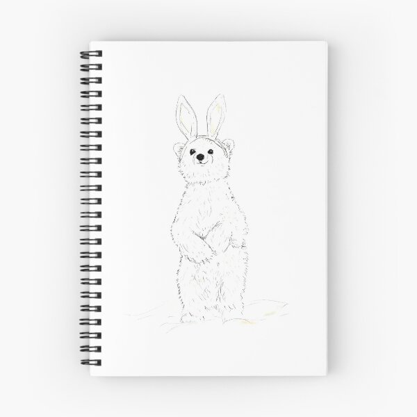 Item preview, Easter Polar Bear Cub with Bunny Ears  designed and sold by Laura Maxwell.