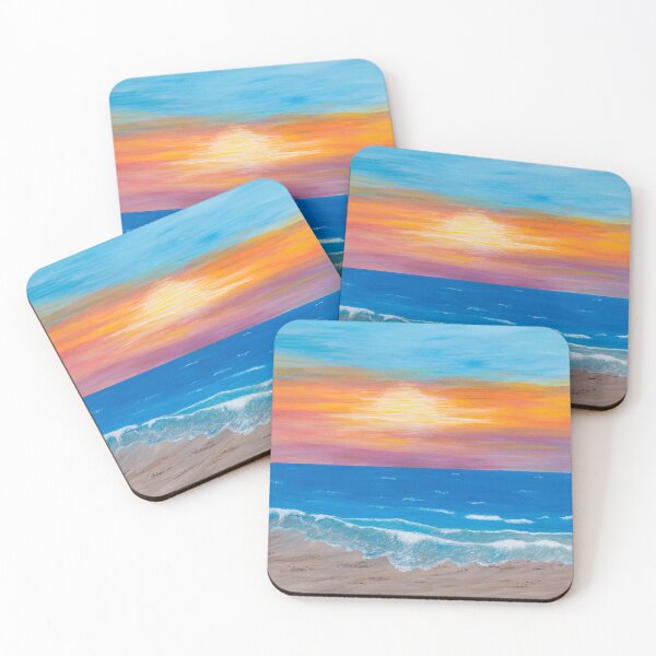 Item preview, Romantic Oceanic Sun Down Art Work  designed and sold by Ilana Khoshsima.
