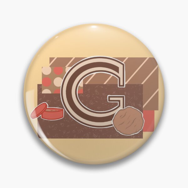 Item preview, Pastel Letter “G” - Ginger Snap Cookie designed and sold by CDEuphoria.