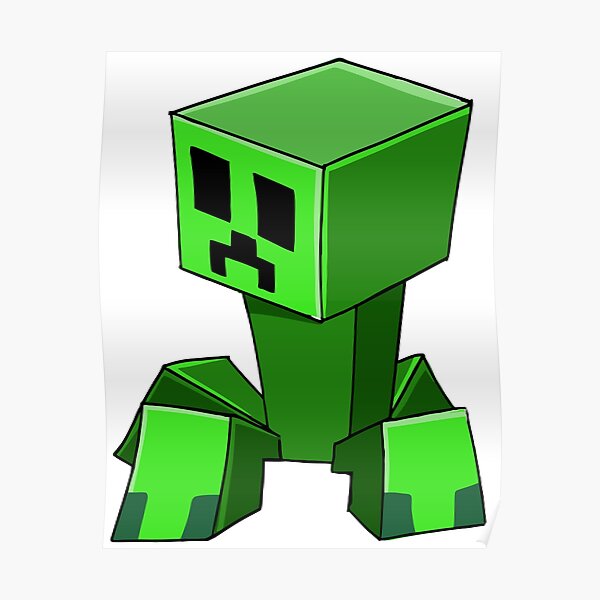 Creeper Alert Poster By Kiri 311 Redbubble - roblox creeper shirt