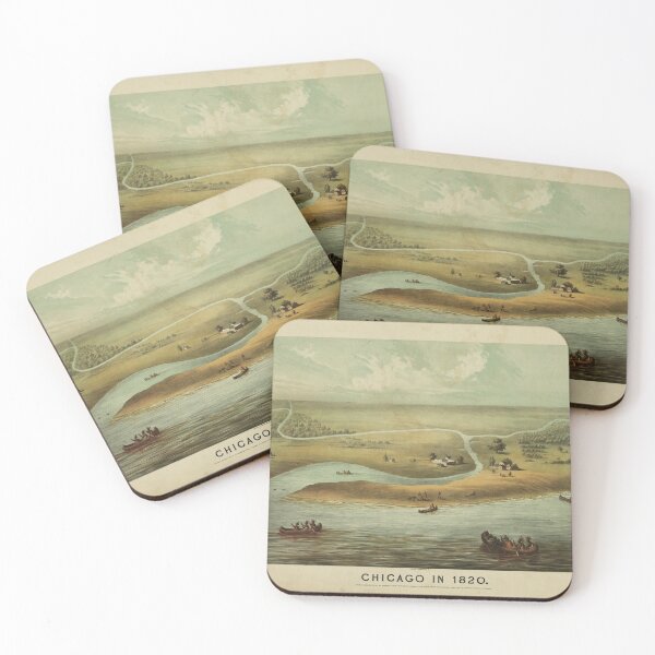 Item preview, Chicago, Illinois (1820) designed and sold by allhistory.