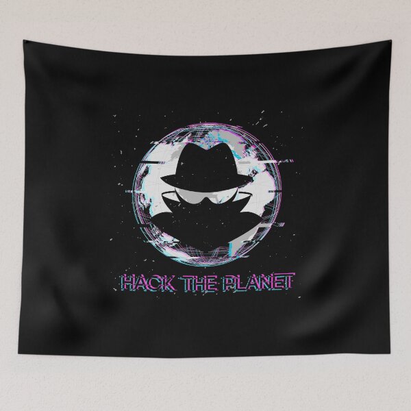 Item preview, Hack The Planet designed and sold by titanosdesign.
