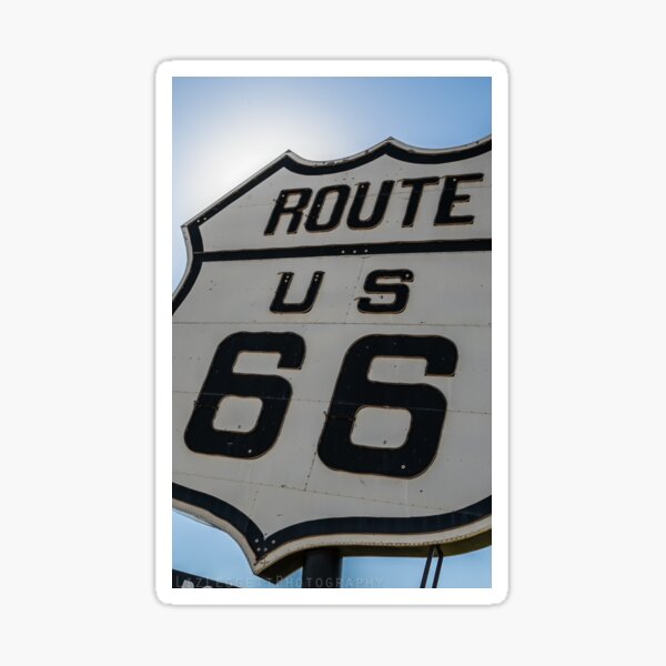 Route 66 - Liz Leggett Photography Sticker