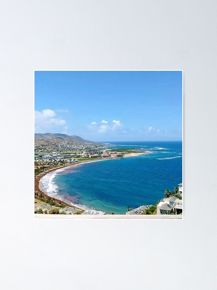 &ldquo;St. Croix, U.S. Virgin Islands: Caribbean Beach&rdquo; Poster by