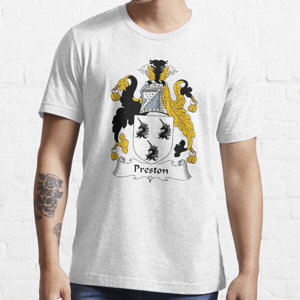 "Preston Coat of Arms / Preston Family Crest" Tshirt for Sale by ScotlandForever Redbubble