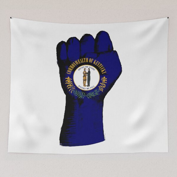Item preview, Kentucky Strong Kentucky Flag Tough Strong Fist designed and sold by SportsT-Shirts.