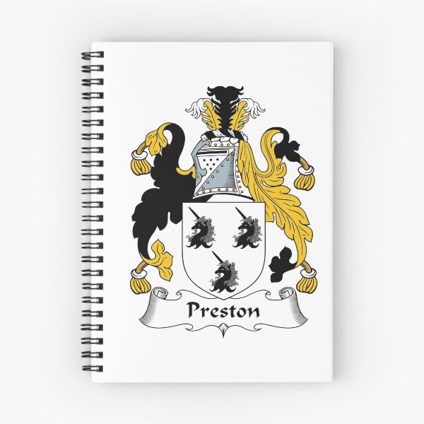 Item preview, Preston Coat of Arms / Preston Family Crest designed and sold by ScotlandForever.