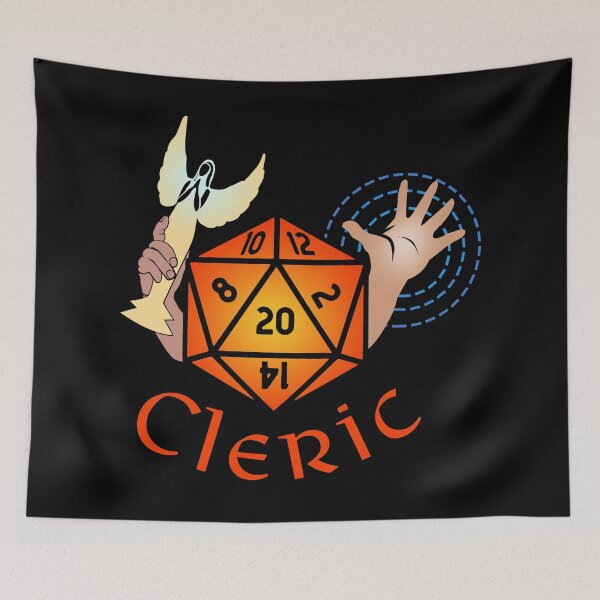 Item preview, Cleric D20 Holy Symbol, Role Playing, Tabletop Gaming, D&D Gamers designed and sold by Crypt-Monkey.