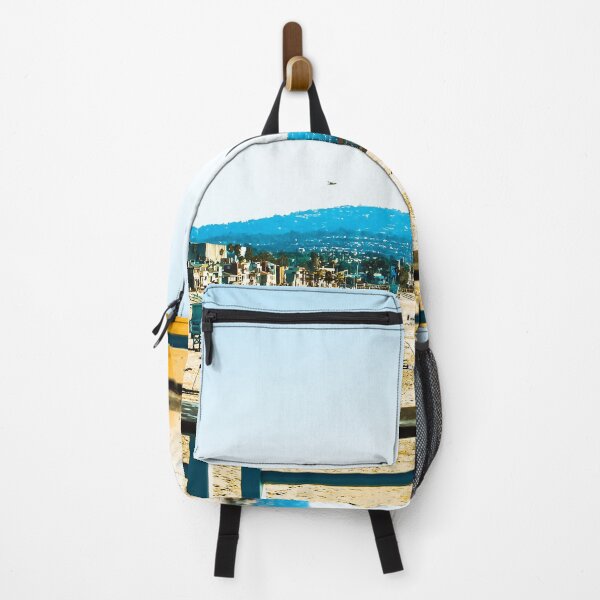 Item preview, sandy beach with blue ocean wave at Manhattan Beach, California, USA designed and sold by Mrvell.