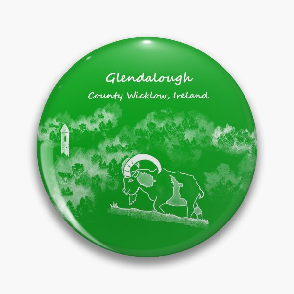 Item preview, Glendalough Round Tower and Wild Goat designed and sold by Blizzardo.