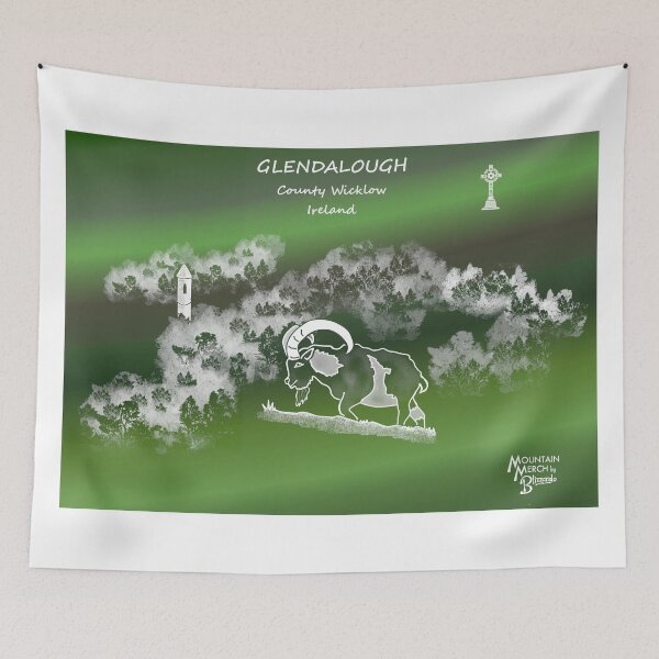 Item preview, Glendalough Round Tower and Wild Goat designed and sold by Blizzardo.