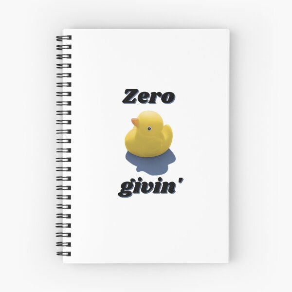 Item preview, Zero Ducks Givin' designed and sold by SmartTShirtTime.