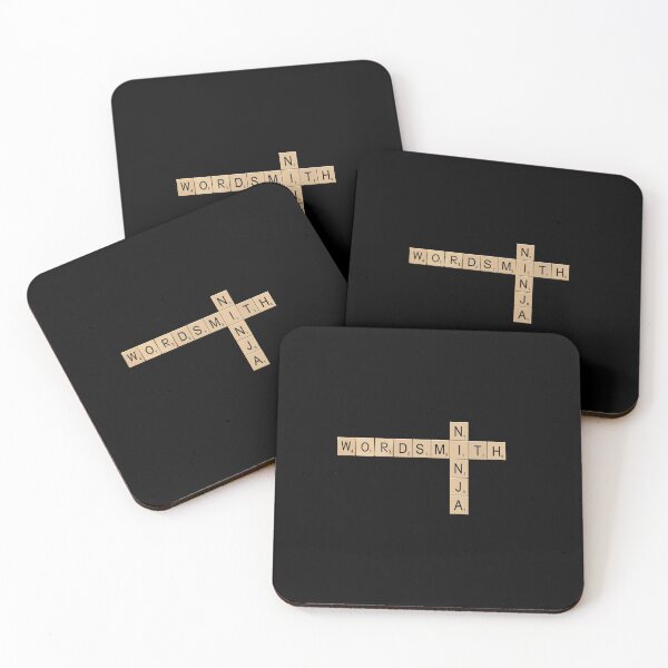 Item preview, Wordsmith Ninja Scrabble Letters Funny Witty Phrase Gift designed and sold by AHMTheBeesTees.