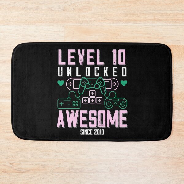 Item preview, Level 10 Unlocked 10th Birthday designed and sold by titanosdesign.
