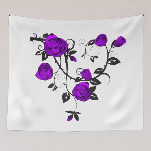 Item preview, Purple roses designed and sold by Creativeart1974.