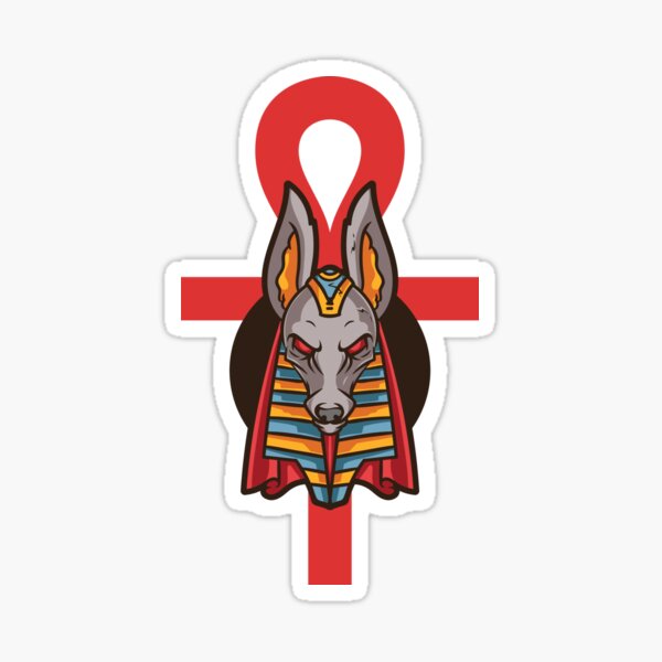 Item preview, Anubis with Ankh designed and sold by Treasurekey.