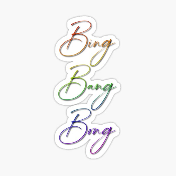 Item preview, Bing bang bong rainbow designed and sold by wiccantoadstyle.