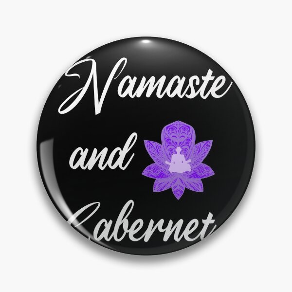 Artikelvorschau, Namaste und Cabernet T-Shirt entworfen und verkauft von Perfectstyles.