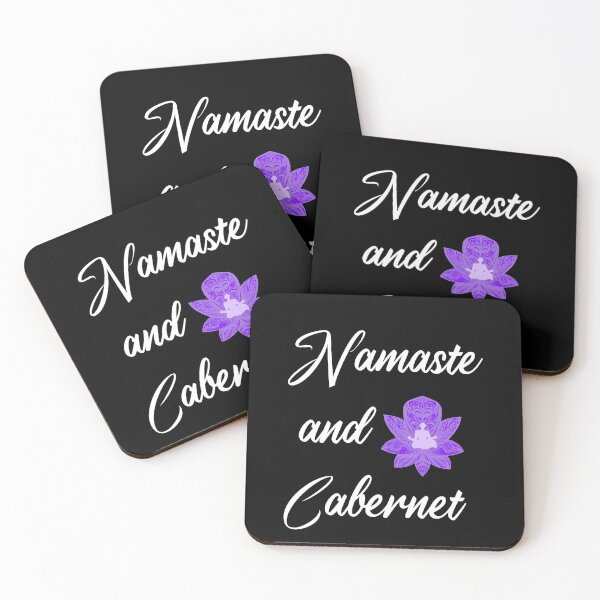 Aperçu de l'œuvre T-shirt Namaste et Cabernet créée et vendue par Perfectstyles.