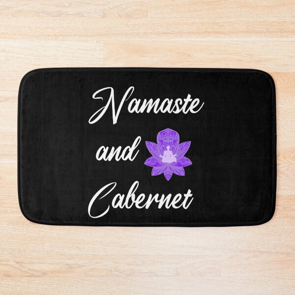 Artikelvorschau, Namaste und Cabernet T-Shirt entworfen und verkauft von Perfectstyles.