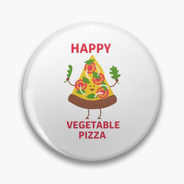 Item preview, Happy Vegetable Pizza designed and sold by VivaGul.
