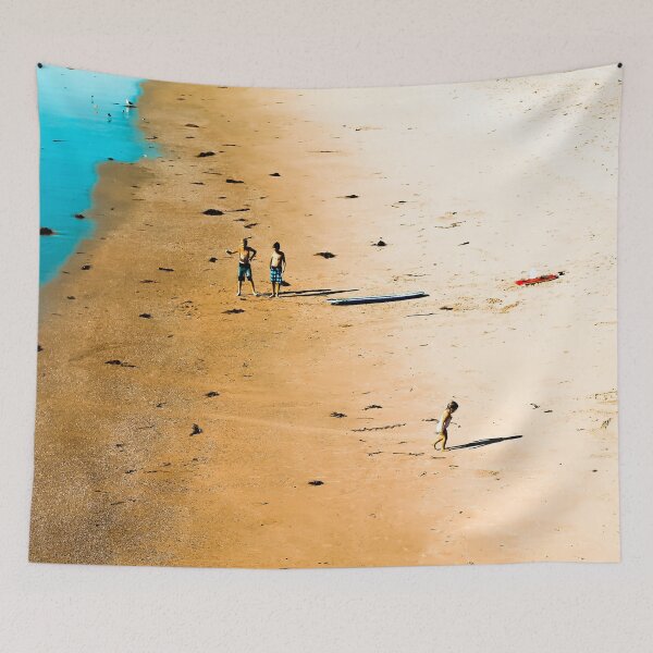 Item preview, sandy beach and blue water at Manhattan Beach, California, USA designed and sold by Mrvell.