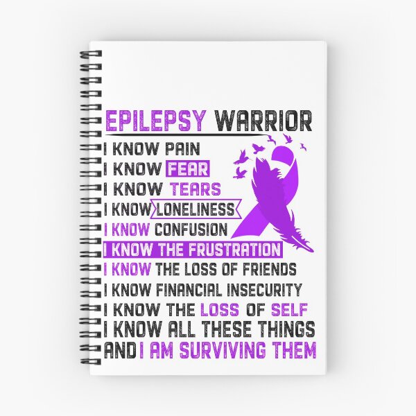 Item preview, I Am Epilepsy Warrior, I Know All These Things and I Am Surviving Them designed and sold by DianabellShop.