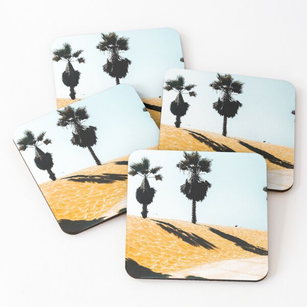 Item preview, palm tree and summer sandy beach at Oxnard Beach, California, USA designed and sold by Mrvell.