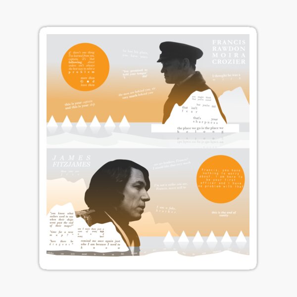 Item preview, James Fitzjames- Multifandom Quotes Graphic designed and sold by theboraart.