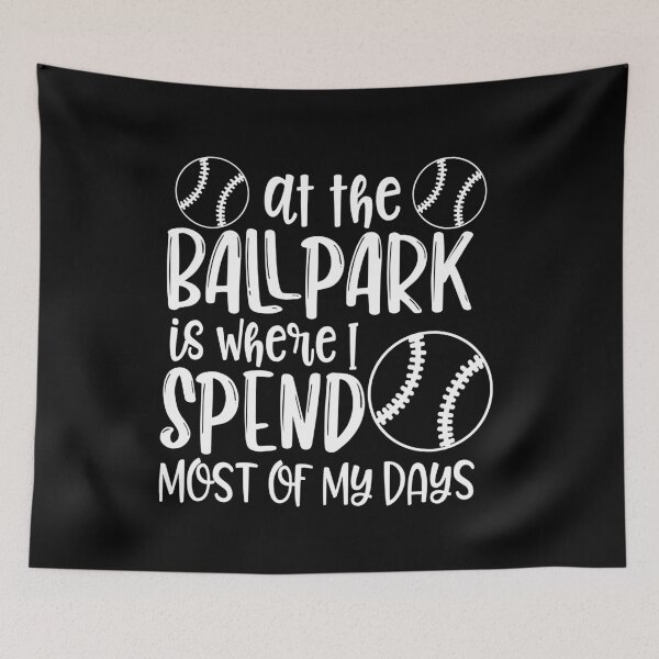 Item preview, At the Ballpark is Where I Spend Most of My Days t-shirt  designed and sold by Perfectstyles.