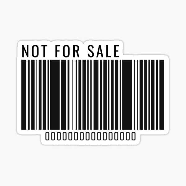 Item preview, Not For Sale barcode designed and sold by yoshukushop.