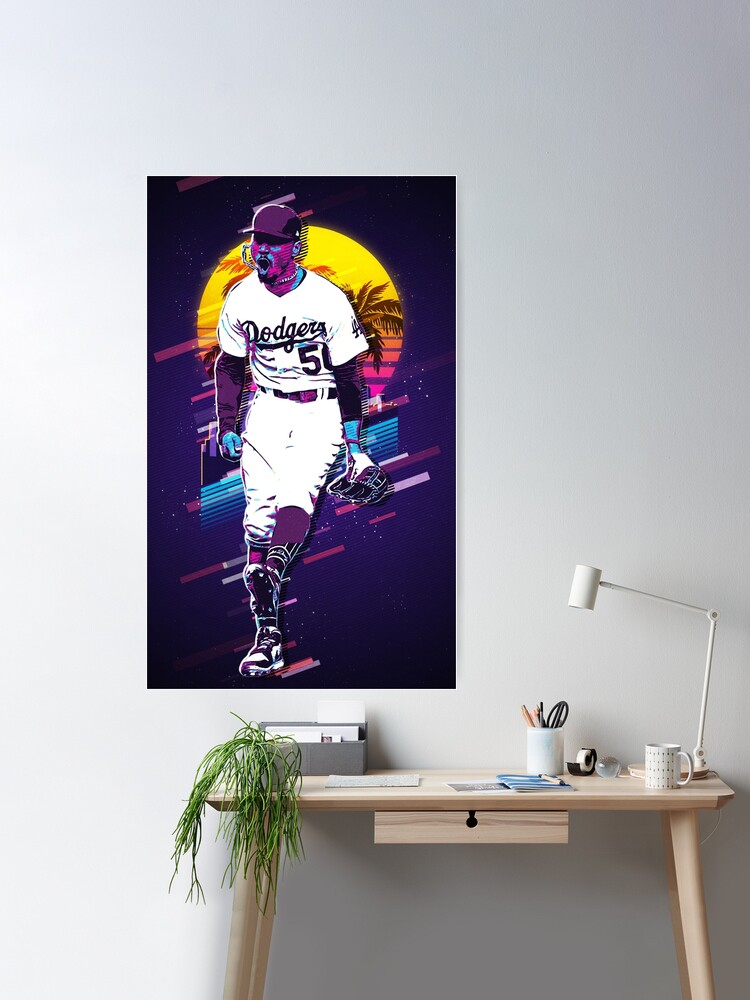Mookie Betts Los Angeles Dodgers 12/25 Fine Art Print Card By:Q (Pose #11)