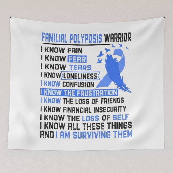 Item preview, I Am Familial Polyposis Warrior, I Know All These Things and I Am Surviving Them designed and sold by DianabellShop.