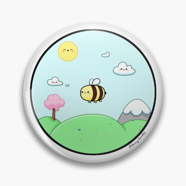 Artikelvorschau, Kawaii Bee Art Design entworfen und verkauft von HoneyDewdles.
