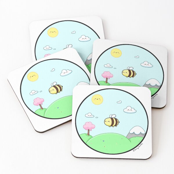Item preview, Kawaii Bee Art Design designed and sold by HoneyDewdles.