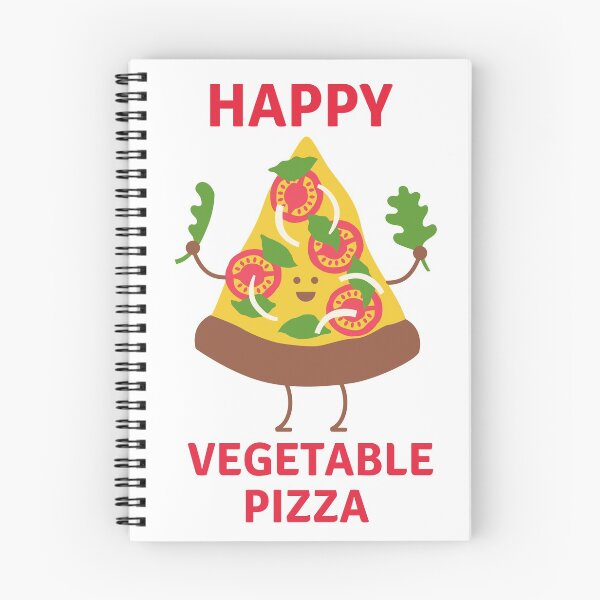 Item preview, Happy Vegetable Pizza designed and sold by VivaGul.