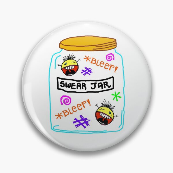 Item preview, Swear jar full of screaming faces and *BLEEP! designed and sold by RawSunArt.
