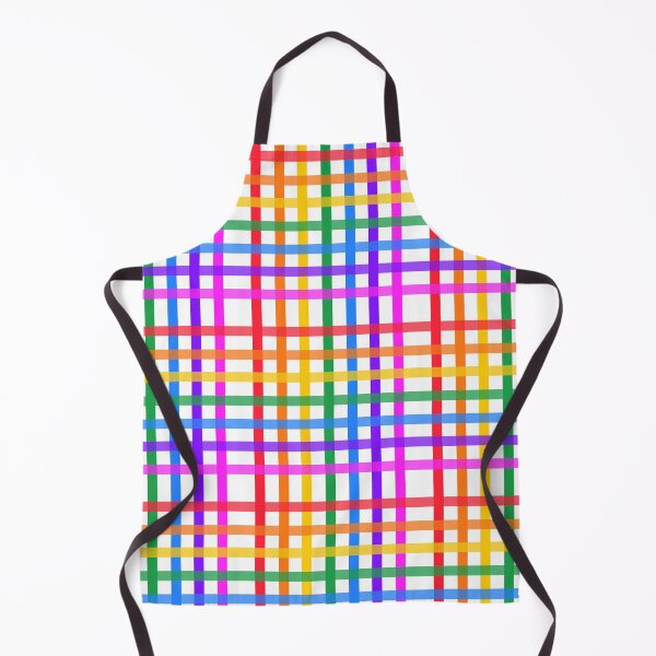 Item preview, Bright rainbow plaid designed and sold by LittleBettyMakes.