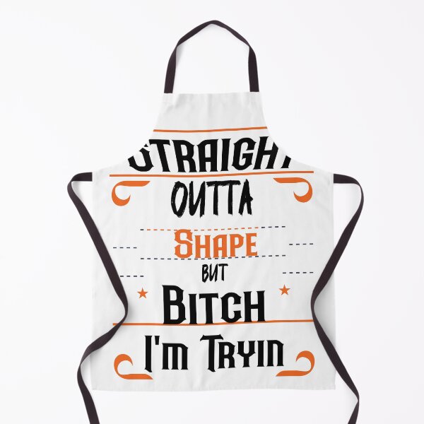 Item preview, Straight Outta Shape But Bitch I'm Tryin t-shirt designed and sold by Perfectstyles.
