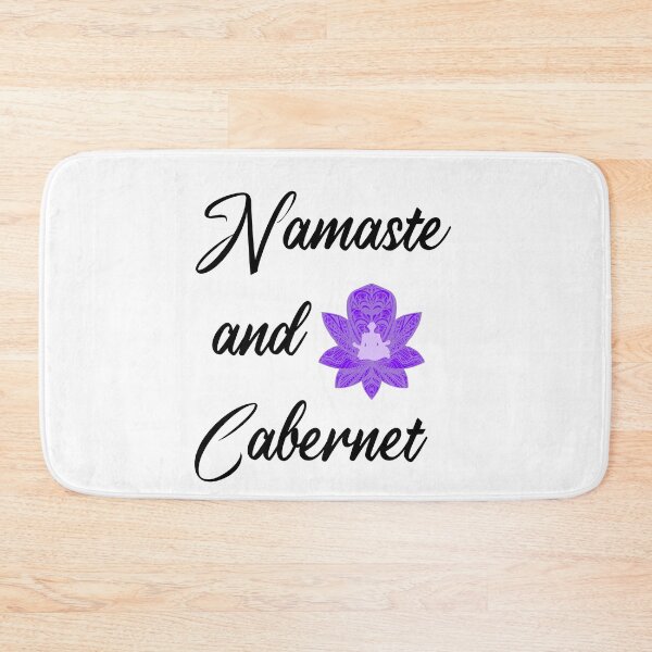Artikelvorschau, Namaste und Cabernet T-Shirt entworfen und verkauft von Perfectstyles.